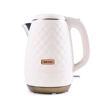 AromaAroma 1.2 qt. Stainless Steel 1.5 qt. Electric Kettle Aroma